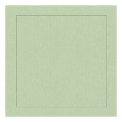 GUARDANAPO DE LINHO VISCO BARRA LARGA PREMIUM VERDE 55X55  CM
