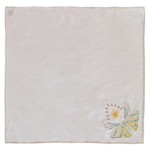 GUARDANAPO DE CAMBRAIA DE LINHO BORBOLETA