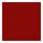 GUARDANAPO LINHO VISCO BARRA LARGA PREMIUM VERMELHO 55X55  CM