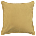 CAPA DE ALMOFADA CAMURÇA NATURAL TRANÇAS AMARELO 50X50 CM