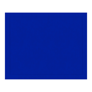 JOGO AMERICANO DE LINHO VISCO AZUL ROYAL AJOUR 45X35CM