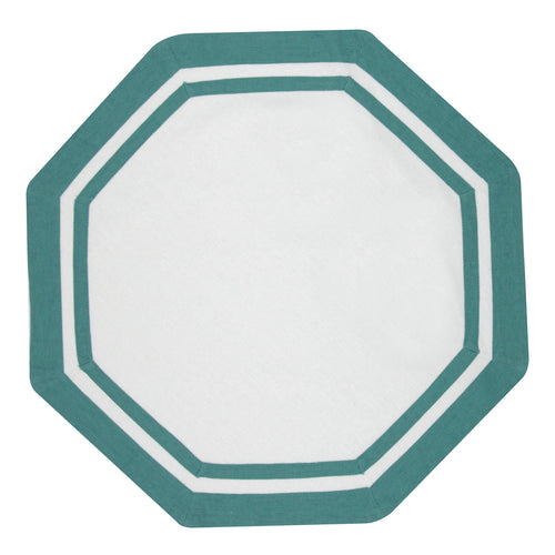 JOGO AMERICANO DE LINHO VISCO DECO VERDE 43 CM