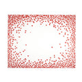JOGO AMERICANO DE PAPEL OFFSET REVESTIDO IMPERMEÁVEL FIESTA - 6 UNIDADES VERMELHO 47X36 CM