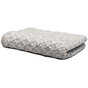 MANTA LOSANGOS CASHMERE TOUCH CINZA 130X180 CM