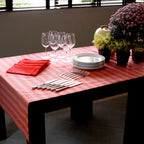 SUPER CAMINHO DE MESA ALGODÃO ETNIA ZIGZAG VERMELHO