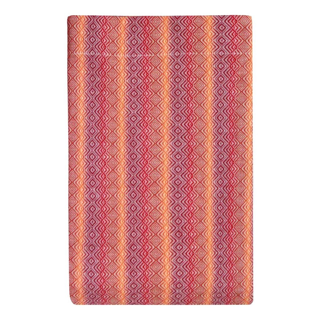 SUPER CAMINHO DE MESA ALGODÃO ETNIA ZIGZAG VERMELHO