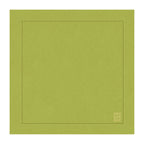 GUARDANAPO LINHO PURO BARRA LARGA PREMIUM VERDE 55X55 CM