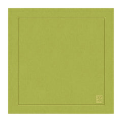GUARDANAPO LINHO PURO BARRA LARGA PREMIUM VERDE 55X55 CM