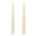 VELAS PARA CASTIÇAL CÔNICA MARFIM 25 CM - 02 UNIDADES