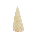 VELA ÁRVORE DE NATAL MARFIM P  6 X 12(H) CM