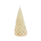 VELA ÁRVORE DE NATAL MARFIM P  6 X 12(H) CM