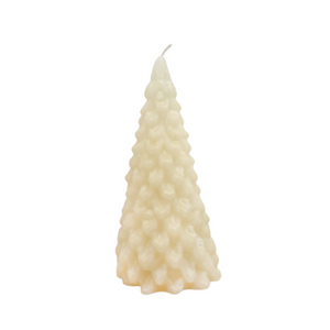 VELA ÁRVORE DE NATAL MARFIM P  6 X 12(H) CM