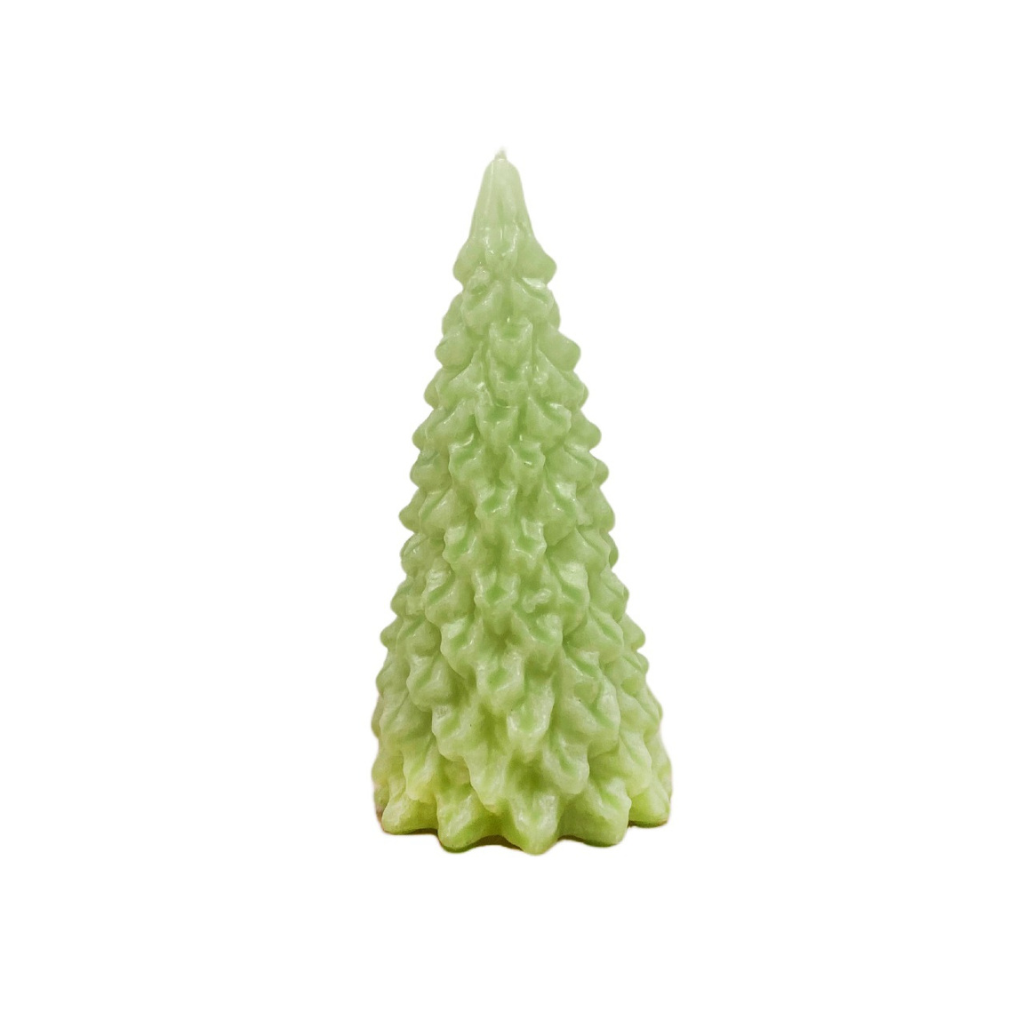 VELA ÁRVORE DE NATAL VERDE CLARO P  6 X 12(h) CM