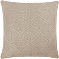 CAPA DE ALMOFADA TRICOT PLUS CORRENTE BEGE 50 X 50 CM