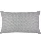 CAPA DE ALMOFADA TRICOT PLUS CESTARIA RIM CINZA 70X35