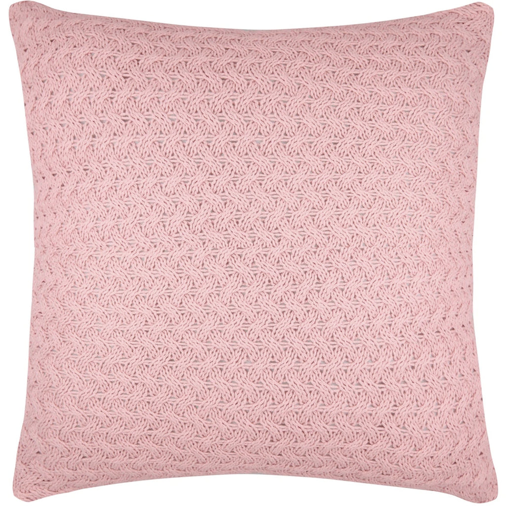 CAPA DE ALMOFADA TRICOT PLUS CESTARIA ROSA 50X50 CM
