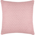 CAPA DE ALMOFADA TRICOT PLUS CESTARIA ROSA 50X50 CM
