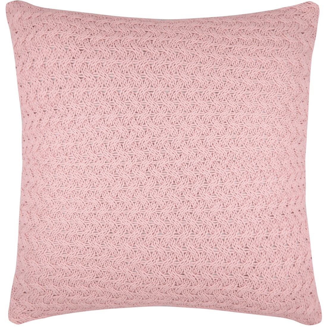 CAPA DE ALMOFADA TRICOT PLUS CESTARIA ROSA 50X50 CM