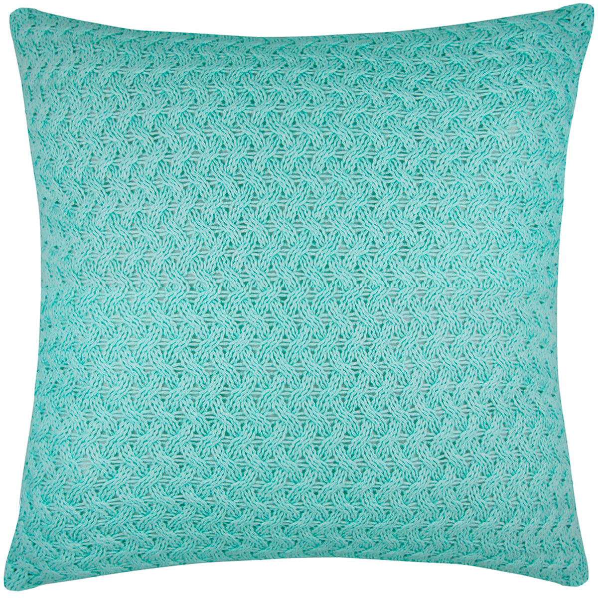CAPA DE ALMOFADA TRICOT PLUS CESTARIA VERDE 50X50 CM