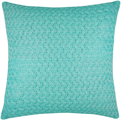 CAPA DE ALMOFADA TRICOT PLUS CESTARIA VERDE 50X50 CM