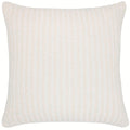 CAPA DE ALMOFADA TRICOT PLUS RISCA DE GIZ  BEGE 50X50 CM