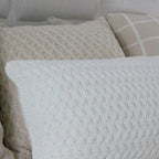 CAPA DE ALMOFADA TRICOT PLUS CESTARIA RIM OFF WHITE 70X35