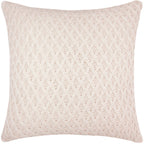 CAPA DE ALMOFADA TRICOT PLUS LOSANGOS BEGE 50X50