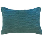 CAPA DE ALMOFADA TRICOT PLUS ARROZ VERDE 50 X 35 CM