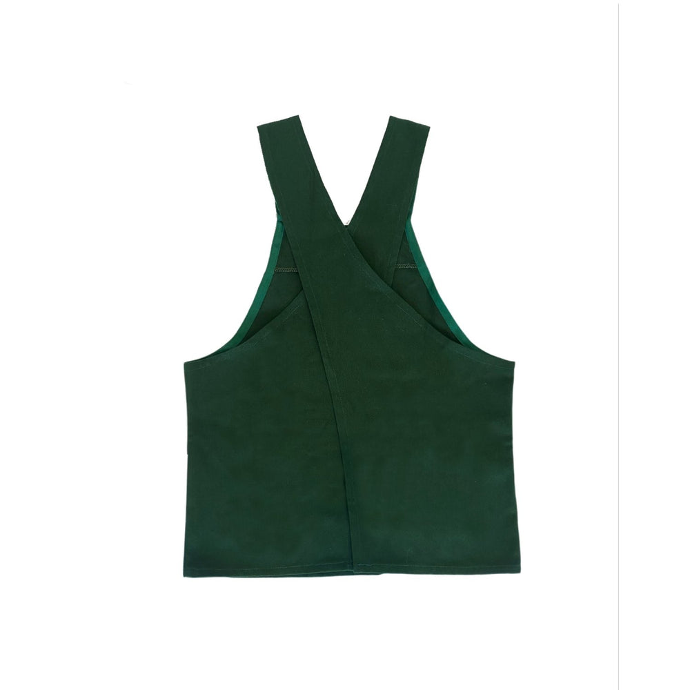 avental verde infantil 