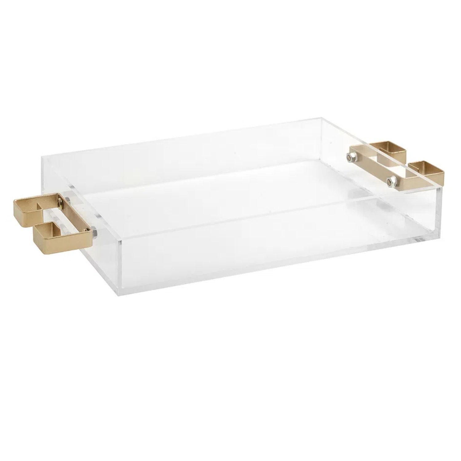 BANDEJA ACRILICO GOLD 35X25CM