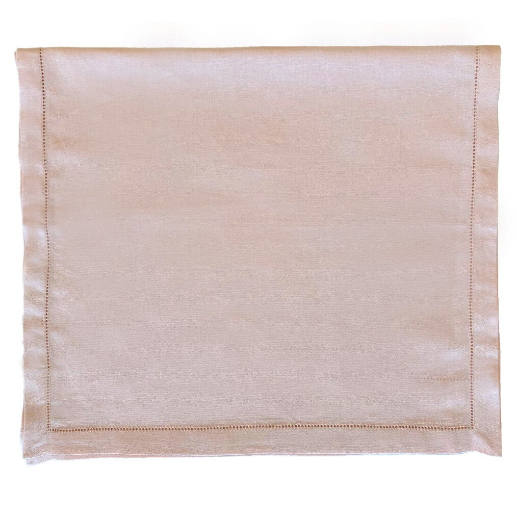 CAMINHO DE MESA LINHO VISCO ROSE 160X45