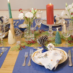 VELA ÁRVORE DE NATAL MARFIM P  6 X 12(H) CM