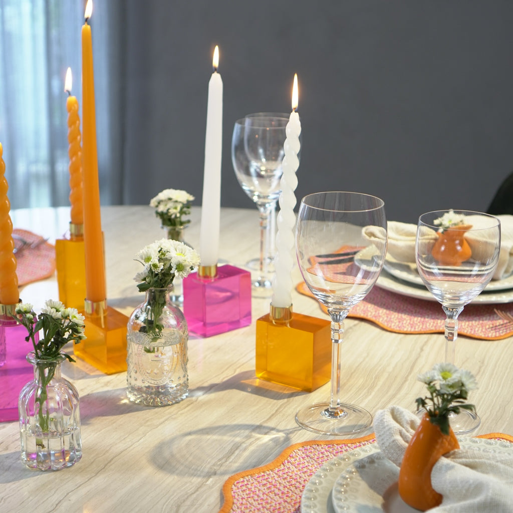 mesa posta rosa