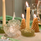 VELAS PARA CASTIÇAL TWIST BOLD MARFIM 18 CM - 02 UNIDADES
