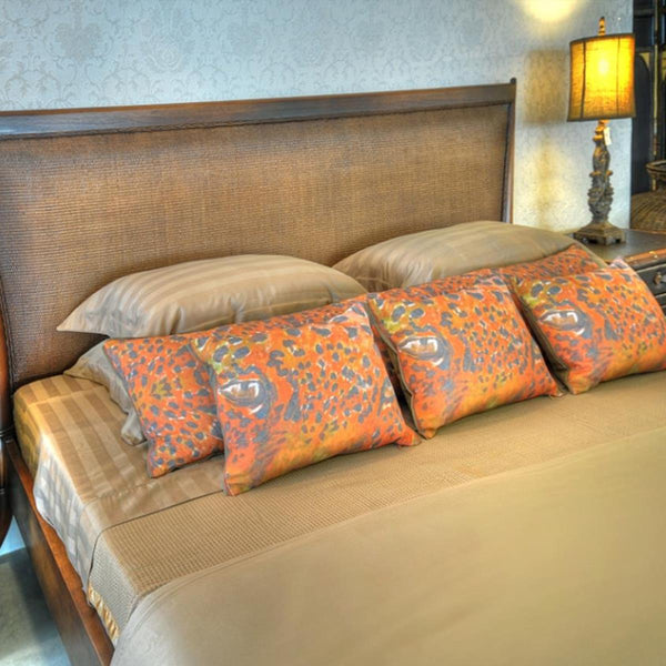 CONJUNTO DE CAPAS DE ALMOFADAS ONÇA