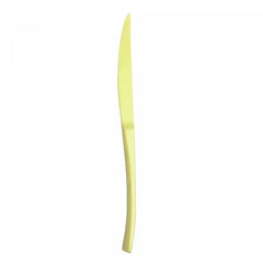 SET 6 FACAS PARA MESA AÇO INOX MODERN DOURADO