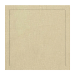 GUARDANAPO RAMIE COM PONTO AJOUR AMARELO 50X50CM