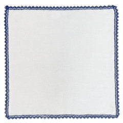 guardanapo de linho com renda