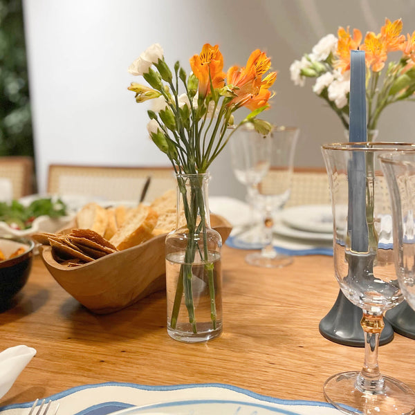 VASO DE VIDRO GARRAFINHA P 18CM