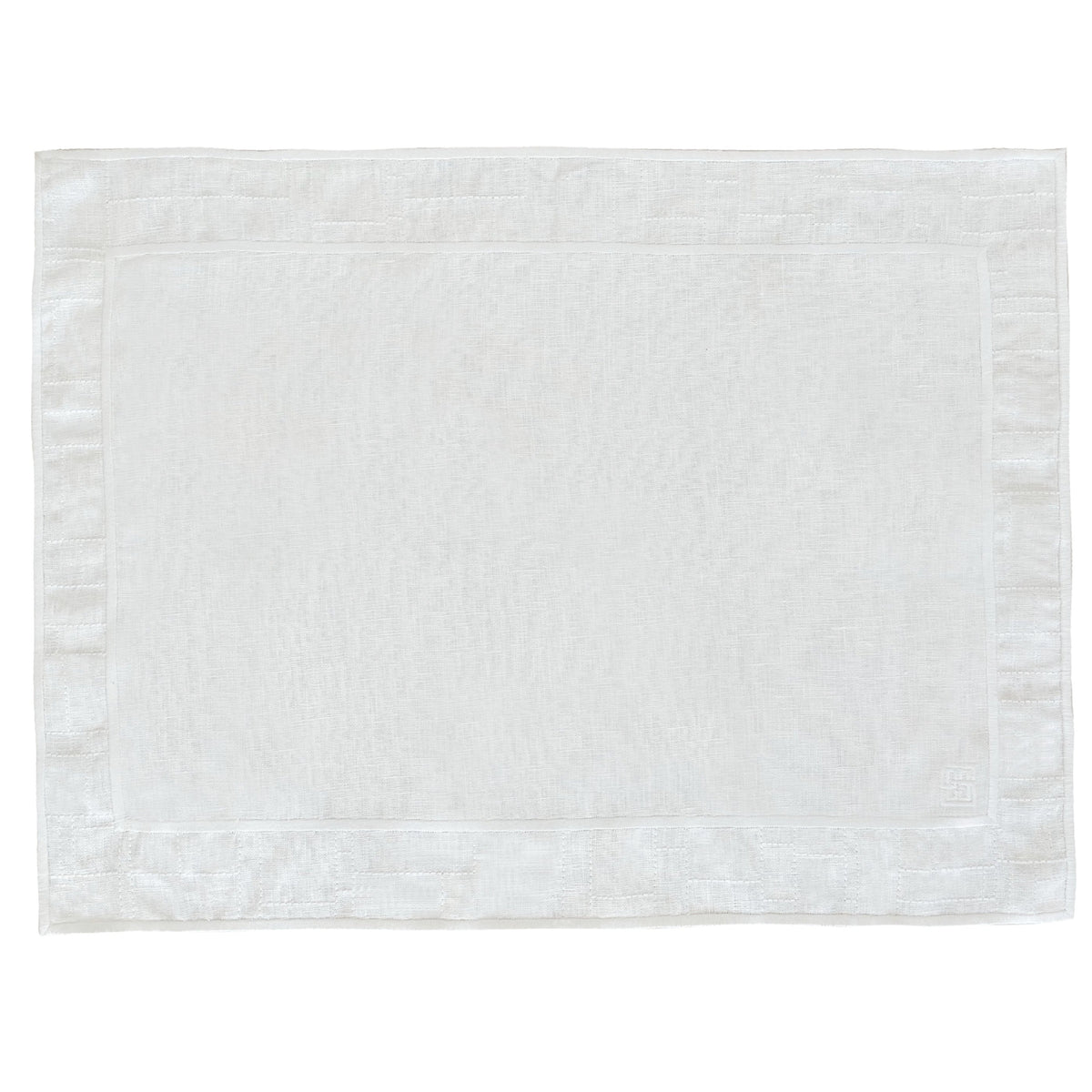 JOGO AMERICANO DE LINHO PURO DECO RETANGULAR 47X36CM