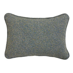 CAPA DE ALMOFADA BOUCLÉ ECO AZUL 50X35 CM