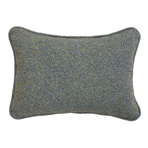 CAPA DE ALMOFADA BOUCLÉ ECO AZUL 50X35 CM