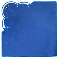 guardanapo de linho azul