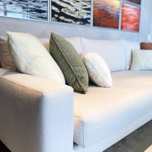 CAPA DE ALMOFADA BOUCLÉ ECO VERDE 50X50 CM