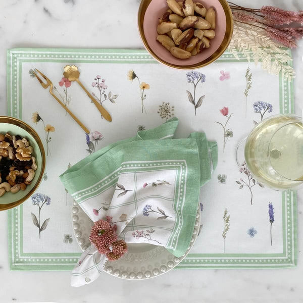 GUARDANAPO DE LINHO BOTANIC  50 X 50 CM