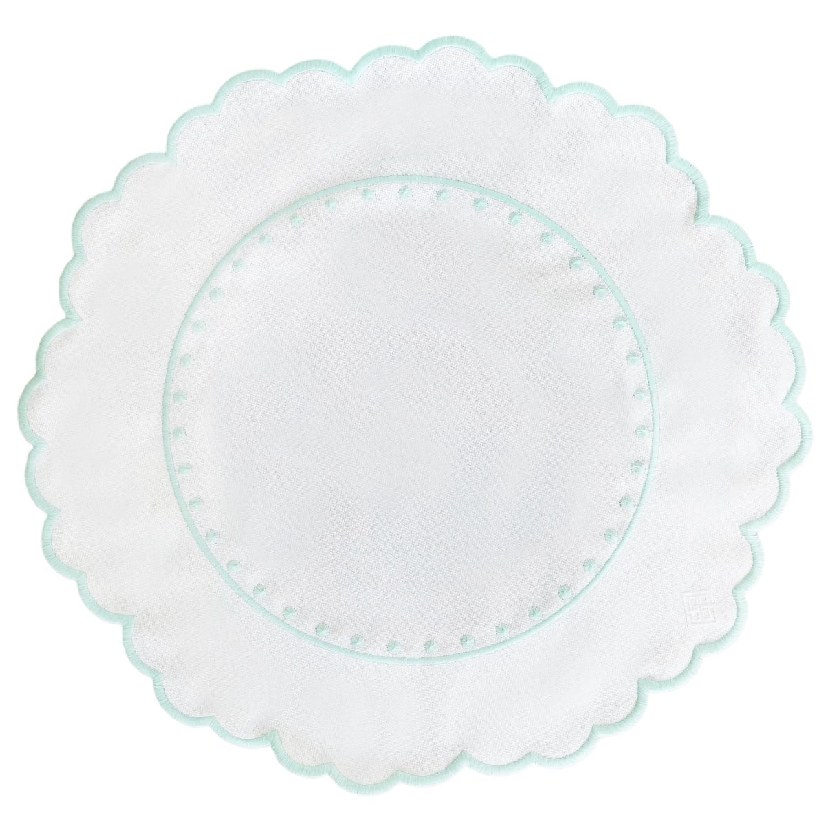 JOGO AMERICANO EASY CLEAN LOULOU VERDE REDONDO 43CM