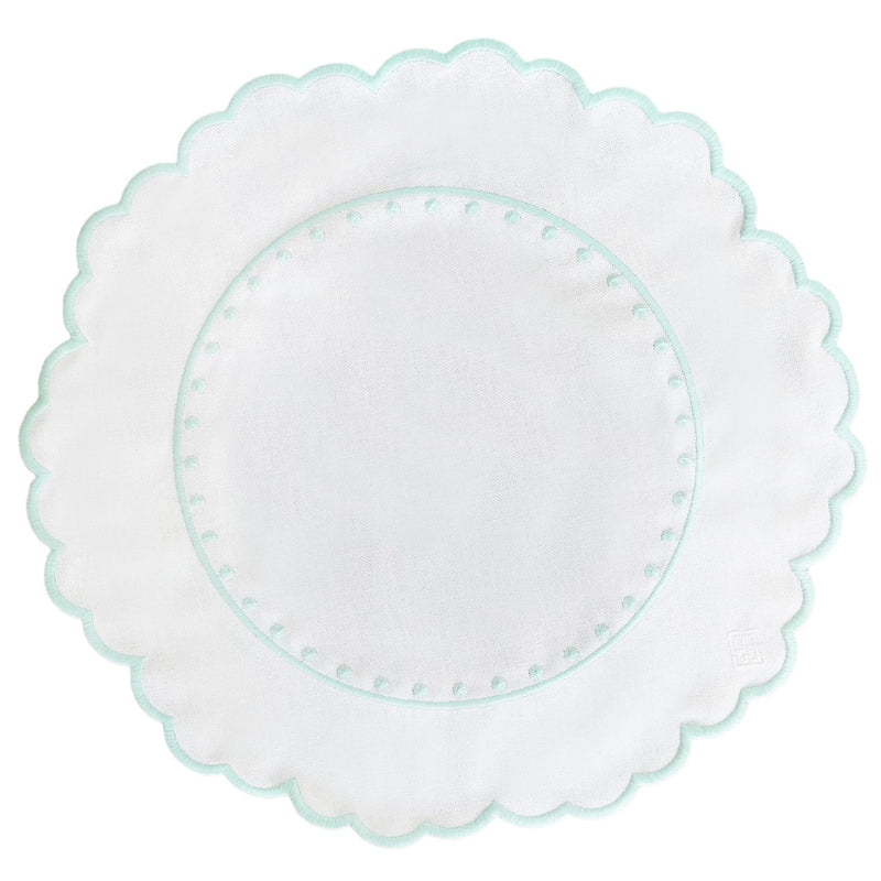 JOGO AMERICANO EASY CLEAN LOULOU VERDE REDONDO 43CM