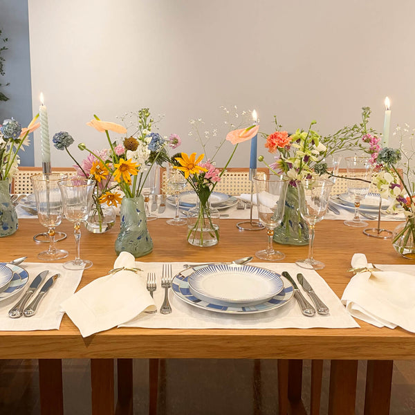 VASO DE VIDRO CILÍNDRICO  9 X 13 (H) CM