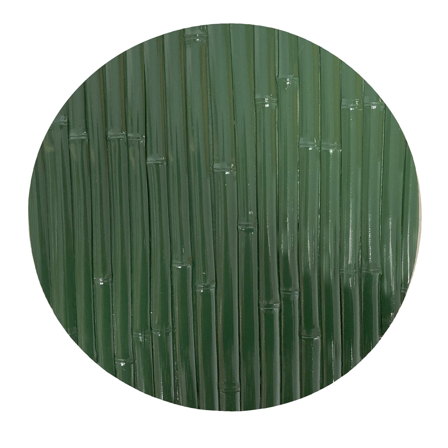 SOUSPLAT DE BAMBU NATURAL VERDE 35CM
