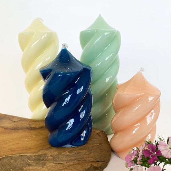 VELA SUPER TWIST AZUL MARINHO P 6,5 X 11(H) CM